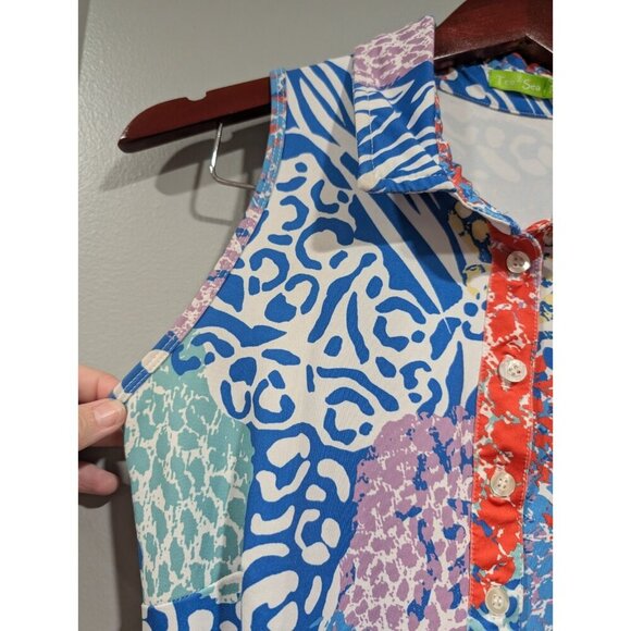 Tee2 Sea Sleeveless Dress Women's XS Comfort Beach Golf Travel Holiday Colorful - Picture 9 of 16